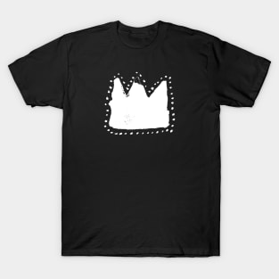 white crown in the black T-Shirt